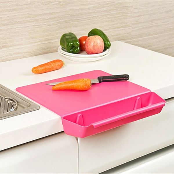

2 в 1 кухня складная разделочная доска креативная нескользящая складная разделочная доска кемпинг антибактериальная разделочная доска кулина