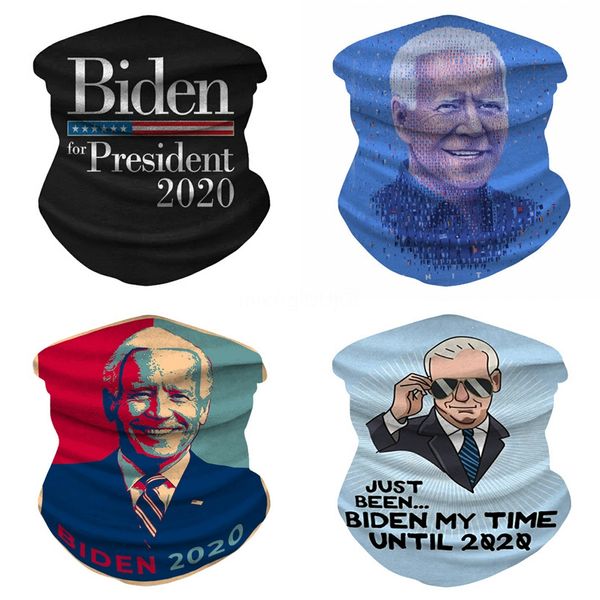 

halloween cosplay bicycle ski skull half face mask ghost biden mask bandana neck warmer party headband magic turban bal #166, Black