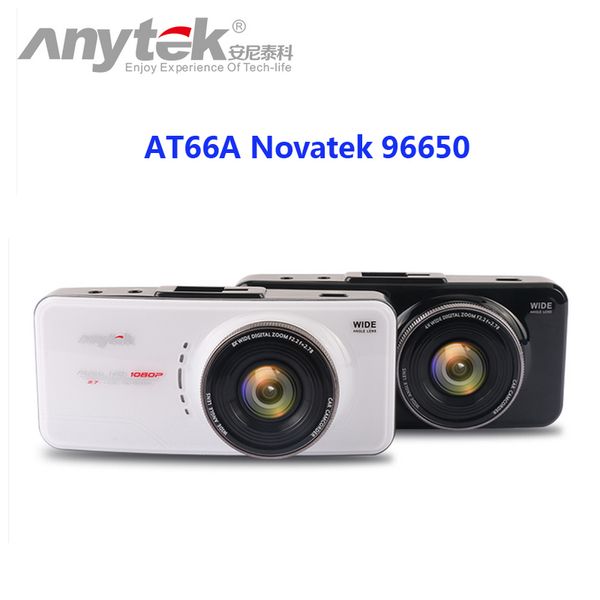 

original anytek at66a full hd novatek 96650 car dvr recorder 170 degree 6g lens supper night vision dash cam