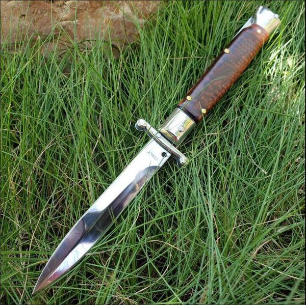 

BM 9inch змея дерево итальянский складной нож автоматический нож открытый холодный стальной тактический EDC карман двойного действия ручной автоматический нож выживания