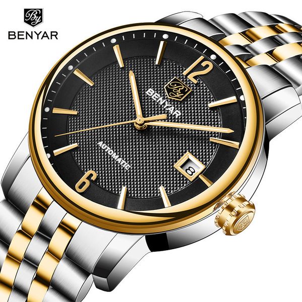 

new wrist watch male motion calendar waterproof fashion tide business affairs mechanics surface men's sport mens watches wristwatches m, Slivery;brown