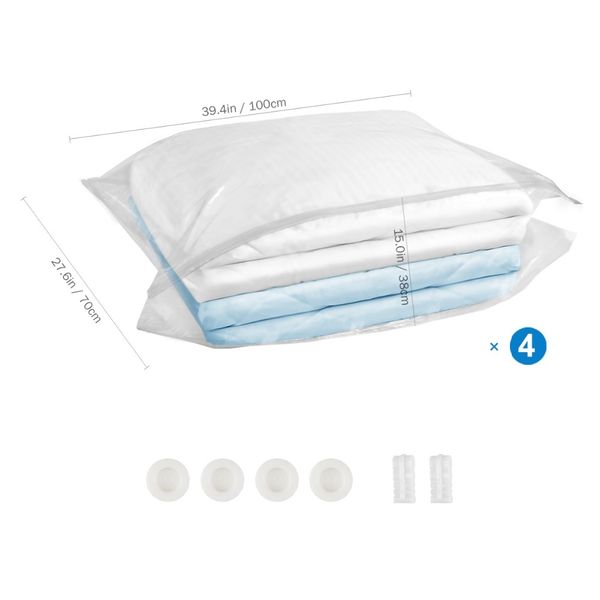 Home Garden 10 Jumbo Vacuum Storage Bags Travel Clothes