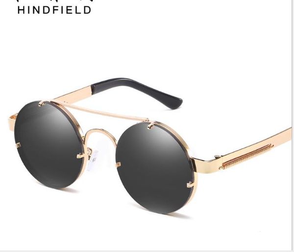 

европейские и американские ретро очки, солнцезащитные очки в стиле панк-пленки, White;black