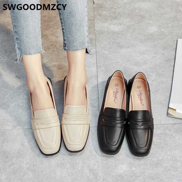 

loafers black leather shoes women oxford shoes for women slip on fashion creepers mokasyny damskie 2019