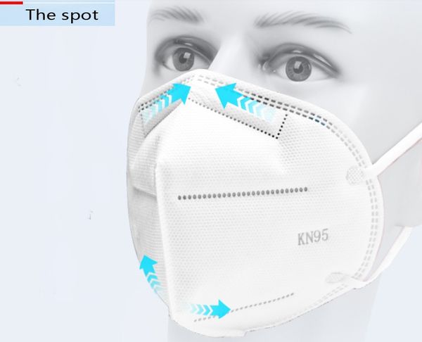 

dhl delivery medical n95 mask disposable anti dust and anti bacteria liquid drop packed breathing 5-layer thick mask