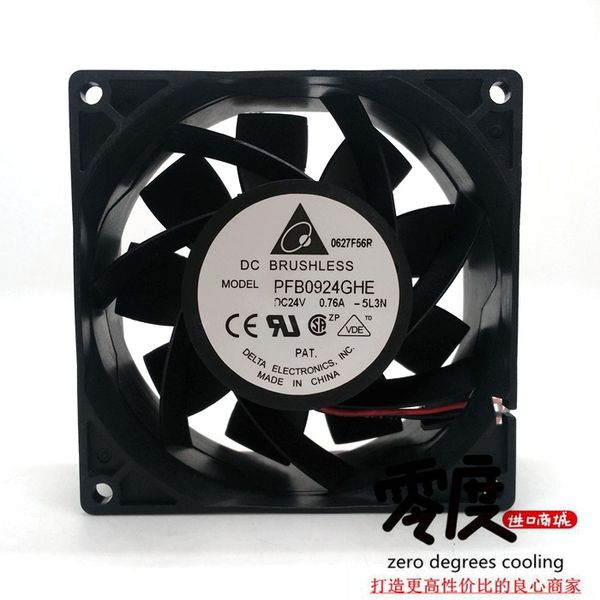 

delta pfb0924ghe 24v 0.76a 92389cm abb inverter radiator fan