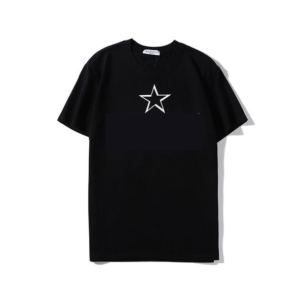 

новое прибытие мужская футболка женская мода футболка с письмом печати повседневная crew neck дышащие открытый одежда черно-белый размер s-2, White;black