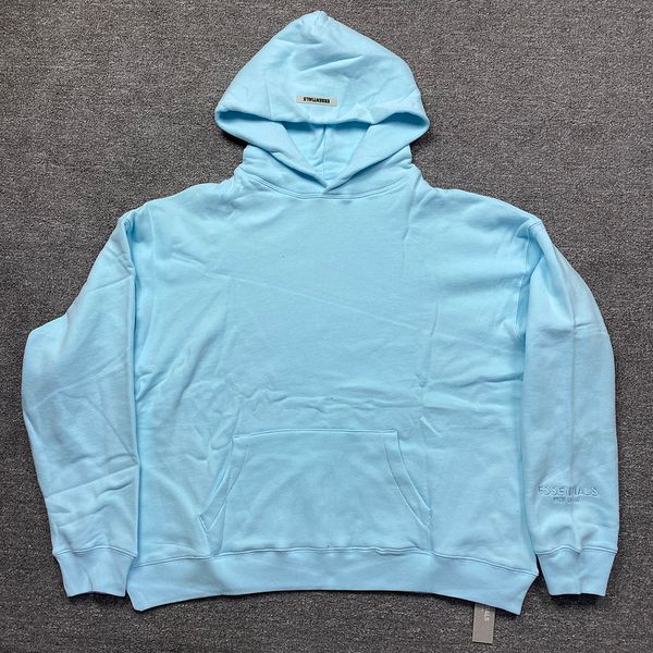 

logan island blue letter reflective logo loose youth large version sweater, Red