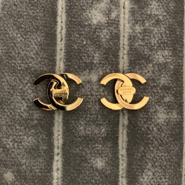 

Deluxe pari brand de igner ilver letter tud ear ring jewelry gold ro e 3 color earring for women wedding gift hipping