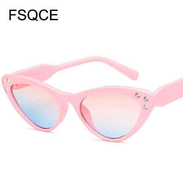 

new sexy cat eye солнцезащитные очки дети марка дизайнер зеркало солнцезащитные очки дети cateye объектива оттенки женский eyewea uv400 jplx, Blue