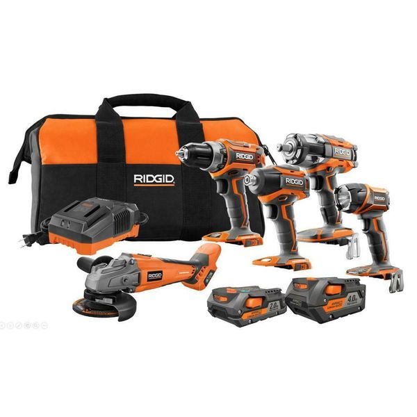 

18 volt lithium ion bru hle cordle 5 tool combo kit with 1 4 0 ah battery