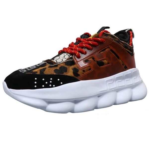 

chain reaction luxury fashion designer sneakers sport fashion casual shoes trainer lightweight link-embossed sole with box eur 36-45