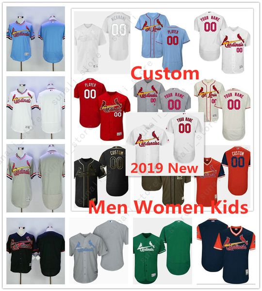 

Custom Men Women Kids St. Louis 12 Paul DeJong 18 Carlos Martinez 4 Yadier Molina 25 Dexter Fowler 46 Paul Goldschmidt Cardinal Jerseys