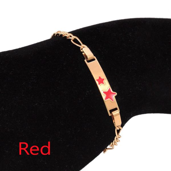 

пентакль детские браслеты дети jewelry рамазан подарков золотой браслет infant pulseiras bebe рождество детские armband bebek билезик b1133, Black