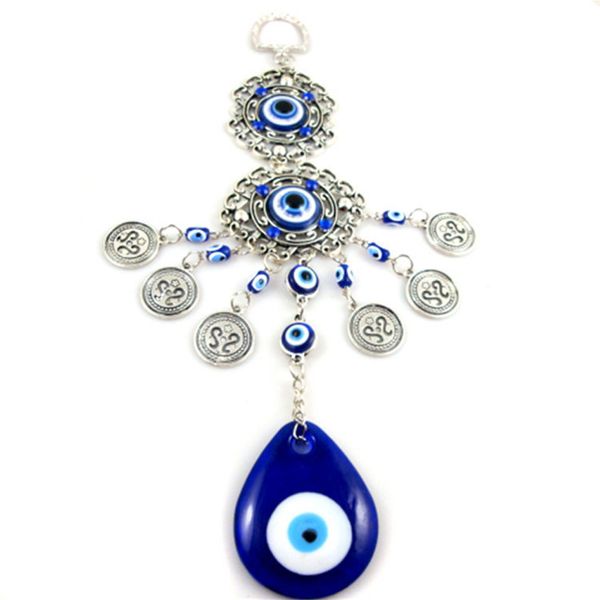 

blue evil eye hand amulet wall protection hanging turkish lucky pendants