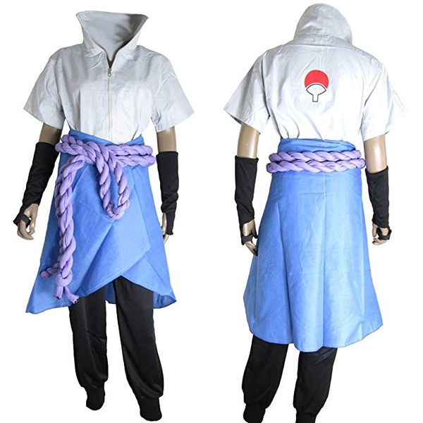 

naruto cosplay sasuke uchiha the suit uniform costume, Black