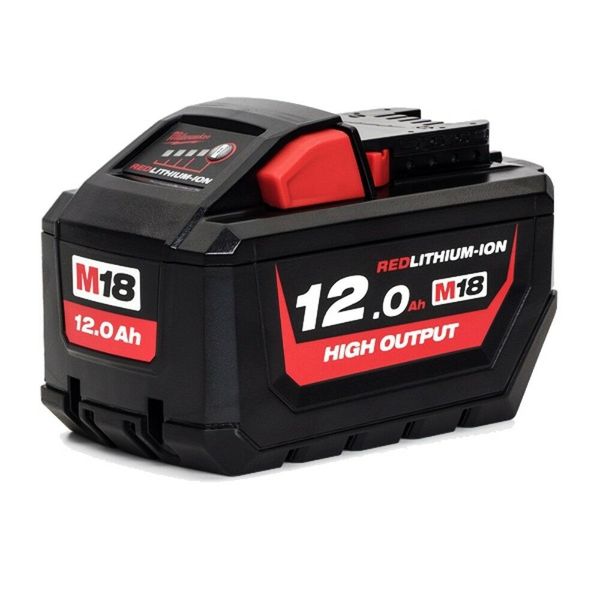 

Milwaukee m18hb12 redlithium ion high output 12 0ah battery
