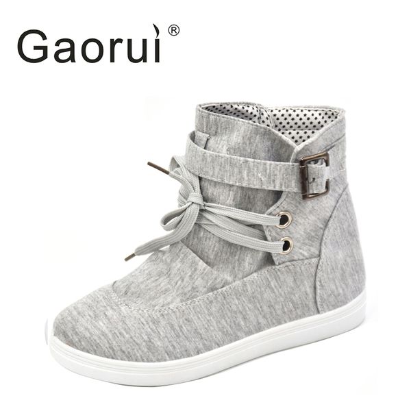 

winter new snow boots women thickening shoes female student shoes tide breathable buckle casual flats shoegbfbbx, Black