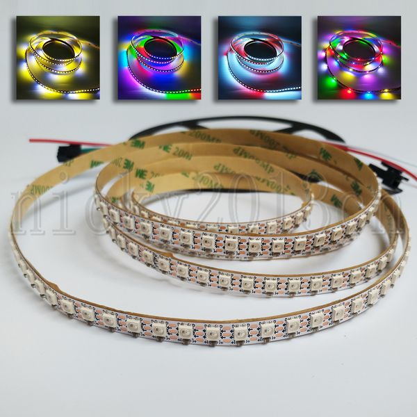

5v 1m ws2812b 3535 rgb led pixel flexible strip light tape 144leds individual addressable programmable 8mm width magic full color changing c