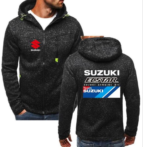 

2019 brand men suzuki r gsx printed hoodie men sweatshirts casual suzuki hoodie zipper akrapovic hoodie, Black