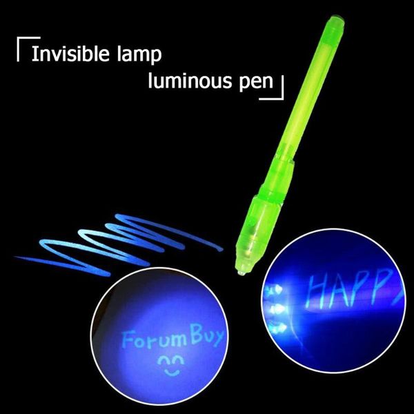 

1pcs invisible ink light pen stationery learning education kid student gift