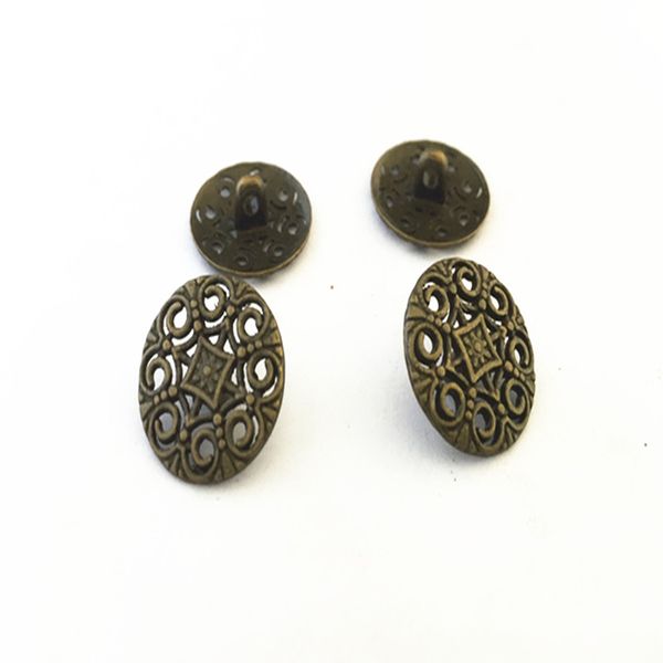 

18mm античная бронза кнопки ожерелье diy шарма vintage mini аксессуары разъем 10шт / lot, Bronze;silver