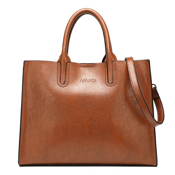 

2020 мода новый стиль масло воск кожа женская сумка портативный сумка на плечо