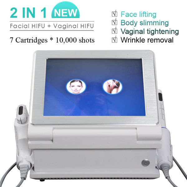 

2 in 1 hifu skin tightening skin lifting vaginal rejuvenation high intensity focused ultrasound hifu machine