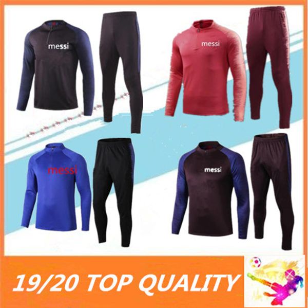

2019 2020 Messi Suarez COUTINHO soccer training suit jacket 19/20 men GRIEZMANN maillot de football tracksuit sweater suit