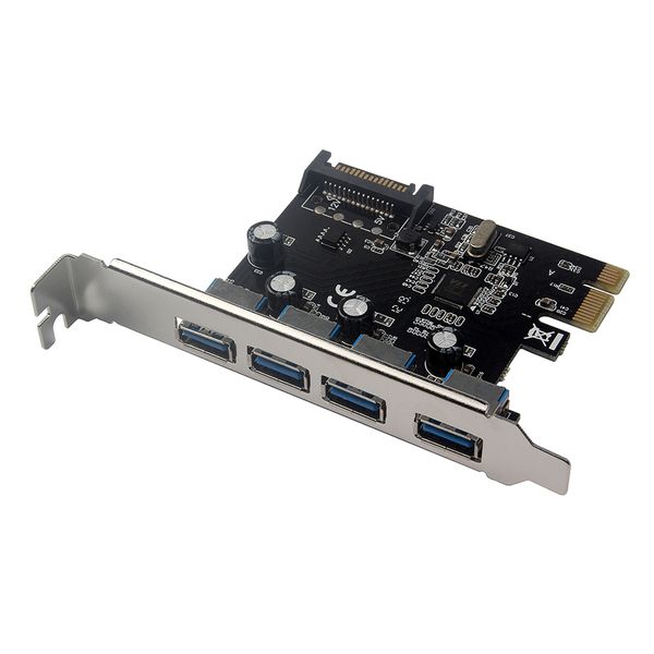 

4 порта usb 3.0 pci платы расширения usb 3.0 pci-e sata питания концентратора