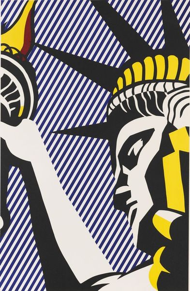 

Roy Lichtenstein I Love Liberty Home Decor Handpainted &HD Print Oil Painting On Canvas Wall Art Canvas Pictures 191113