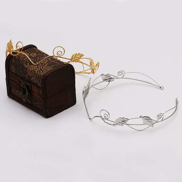 

1pcs leaf headband hair hoop headband diy wedding jewelry finding, Blue;slivery