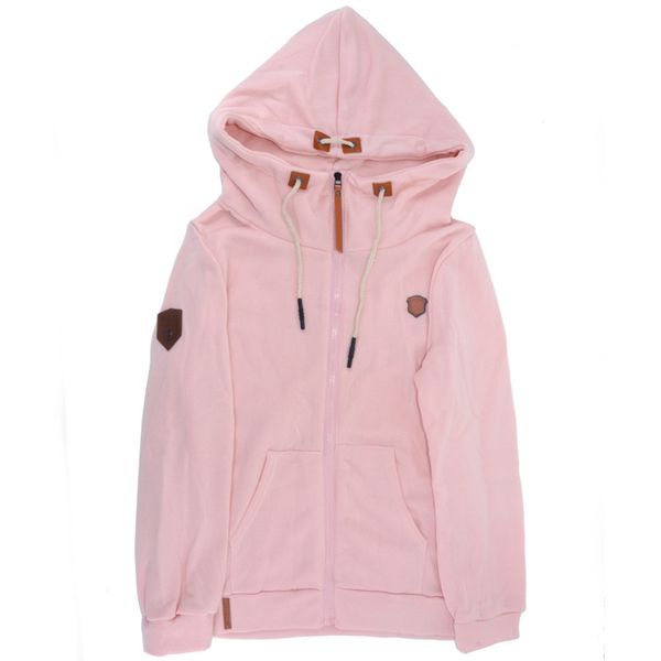 

women fashion new hoodie jacket zip collar zipper sweatshirts long sleeve pullover tracksuits xxxxl hoodies fashion, Black