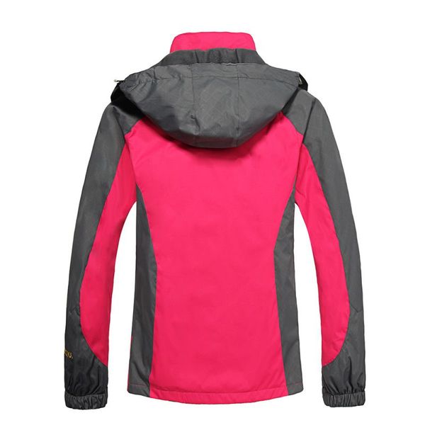 

autumn winter outdoor women's breathable waterproof jackets outdoor coat camping hiking thin jacket, Blue;black