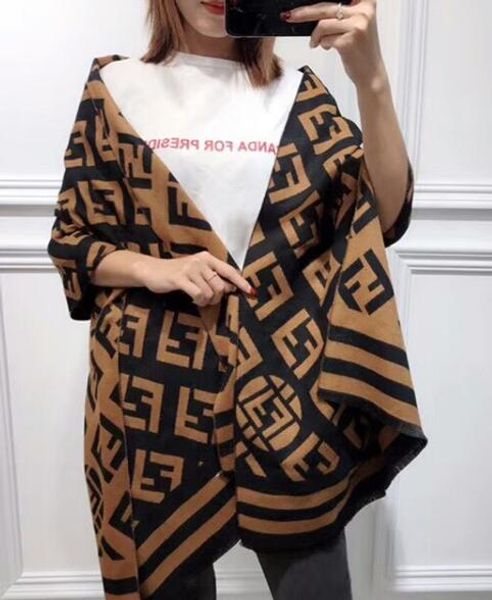 

new designer men women autumn winter wool scarf soft lamÃ© thick and warm scarf luxury long classic printed shawl wholesale, Blue;gray