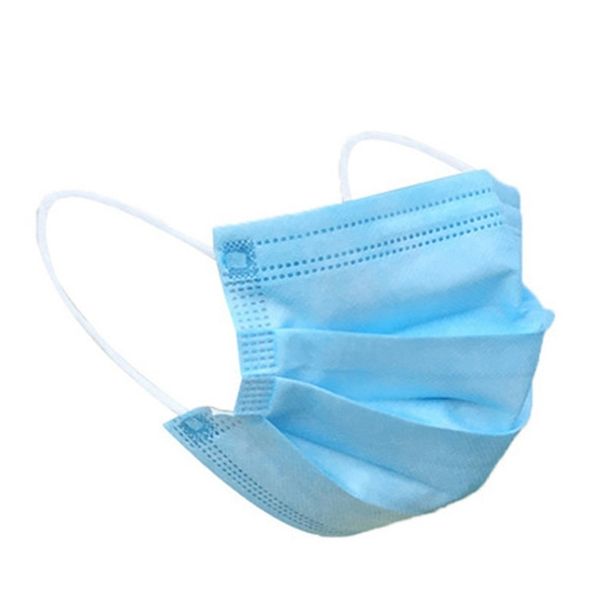 

100pcs profession mask 3-ply nonwoven disposable elastic mouth soft breathable face mask a7yu