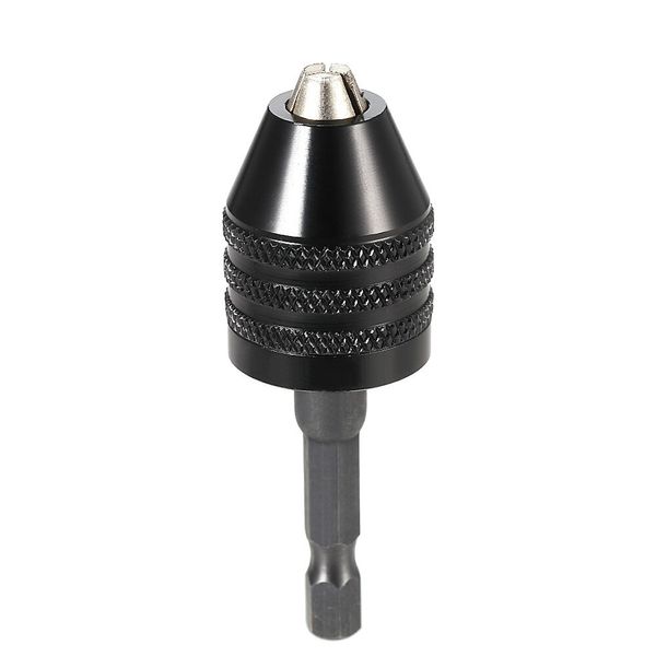 

0.6-8mm electric grinder keyless drill chuck with 6.35mm 1/4" hex shank universal drill bit converter screwdriver driver adaptor