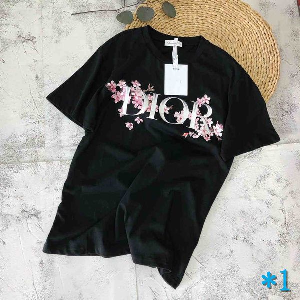 

Женская мода футболка новое прибытие летняя мода Марка топ тройники повседневная Марка топы слива цветок печати тройники#1