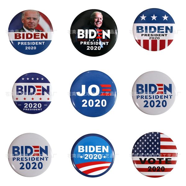 

10 1 pcs biden badge patches for clothing iron embroidered style patch applique iron sew on diy patches sewing accessories for clothes #322, Silver
