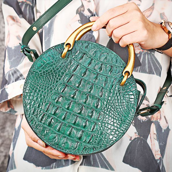 

крокодиловая кожа многофункциональная женская сумка cross-body hand-style leather shoulder-bag кошельки и сумки