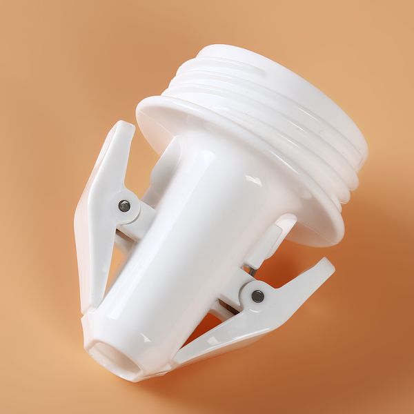 

standard caliber breast pump accssories baby breast milk storage bags clip adapter, White