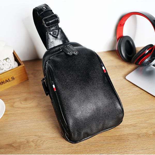

new style japanese korean trend men's single-shoulder bag chest pack wallet fashion outdoor casual bag