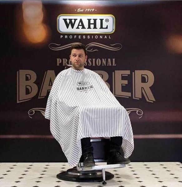 

Hot Sale Hair Cut Hairdressing Cape Cloth Fashion Stripe Barber Salon Cloth Anti-Static Waterproof