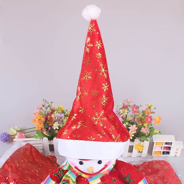 

1 pc christmas cap for santa claus nonwoven xmas hats 2019 new year gifts christmas ornaments party props#20