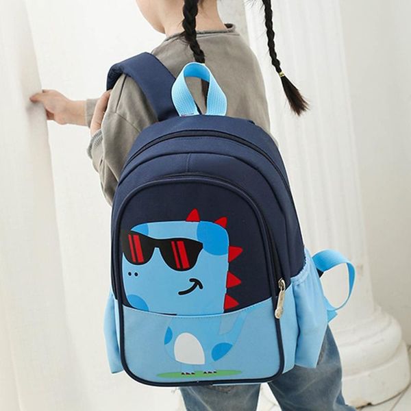 

children's fashion dinosaur simple zipper backpack travel bag student bag student school dinosaur backpack#g20