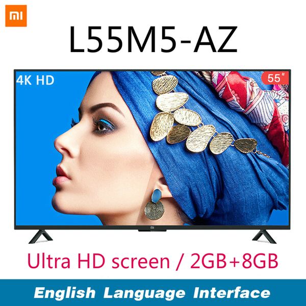

Xiaomi mart 4a 55 inche 3840 2160 fhd full 4k hd creen tv hdmi wifi ultra thin 2gb ram 8gb rom dolby ound flat tv