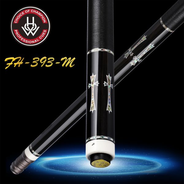 

how fh-393 billiard pool cue 13.1mm tip irish linen wrap sea shell inlay ap plus shaft professional cue stick new 2019