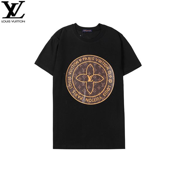 

summer street wear t-shirts men luxury brand tshirt sweaters mens casual tee shirt fashion floral print crew neck cotton tshirt m-4xl, Black;brown