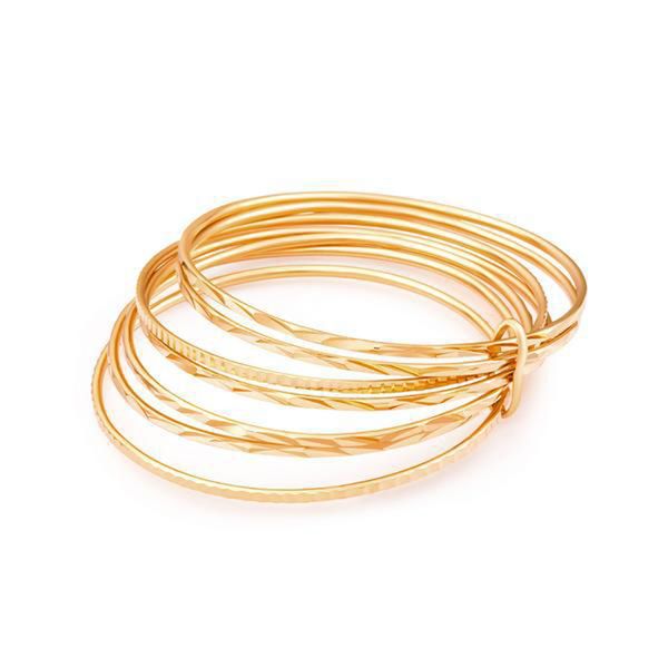 

fashion new women jewelry luxury gold bracelets multi-layer circles bangles open bangle for women party wedding gifts unique, Black
