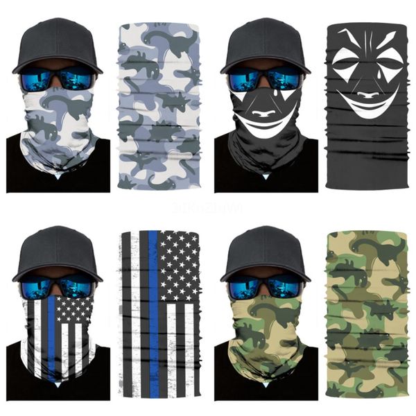 

hunting camouflage mesh shemagh military hiking camouflage skull scarf seamless face bandana buffe magic face shield men headsc #727#545, Blue;black